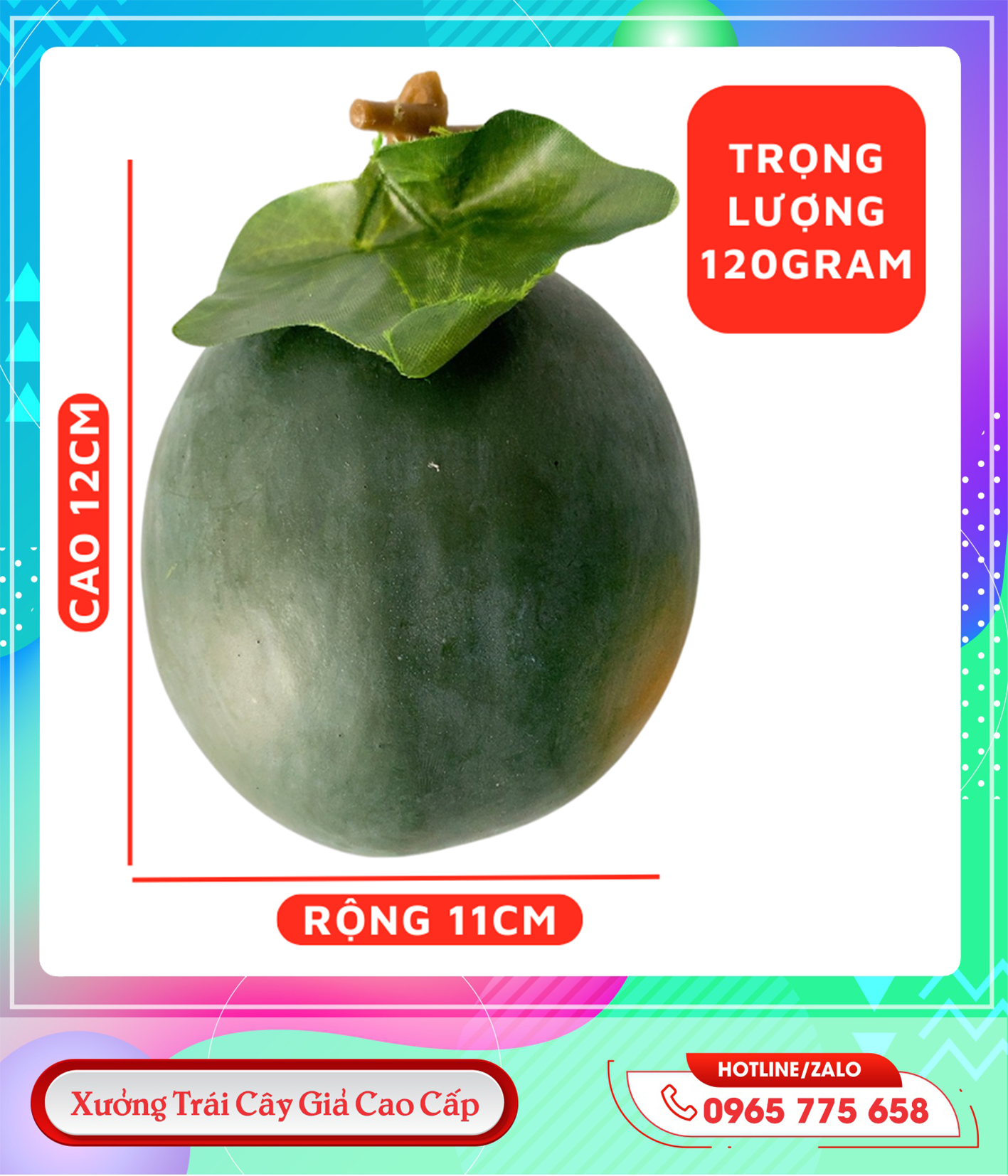 Bản sao của 49.Dưa hấu xanh tròn nhỏ ( n 120 . C 12. R 11 )
